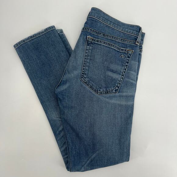 Rag & Bone Tomboy Jeans in West Village Womens 26 Blue Denim - Picture 7 of 7